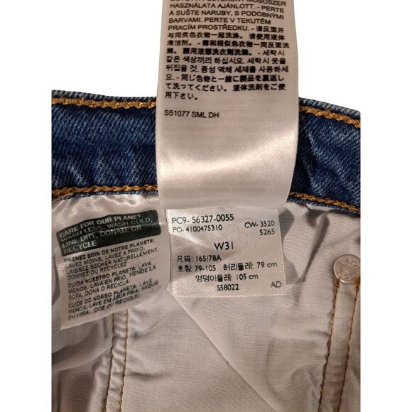 LEVI’S 501 Classic High Rise Button Fly Women’s Size 31 Denim Shorts 56327-0055 - Picture 9 of 9